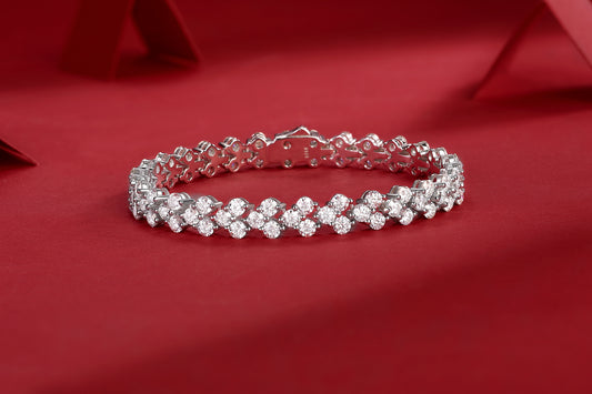 ASN Moissa ASN Endless Bloom Moissanite Bracelet 165mm