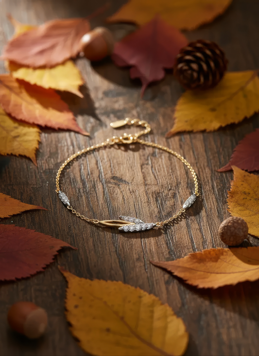 ASN LumiLeaf Moissanite Bracelet