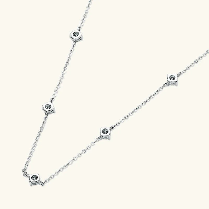 ASN Seven-Star Moissanite Necklace - ASN Moissa