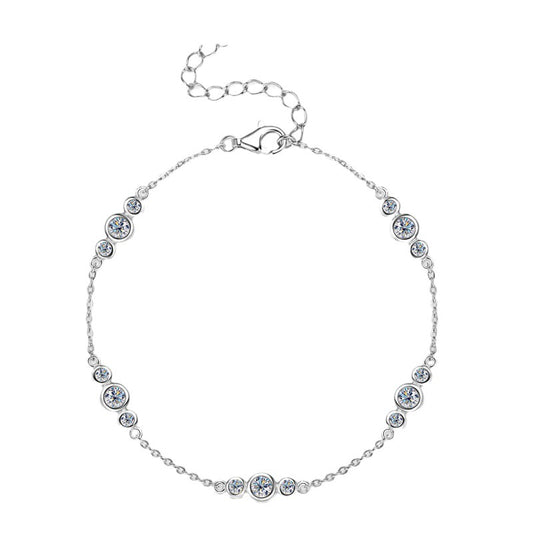 ASN Celeste Bubble Moissanite Bracelet