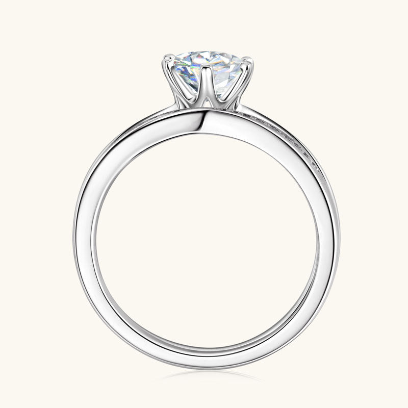 ASN Aurora Moissanite Ring Set - ASN Moissa