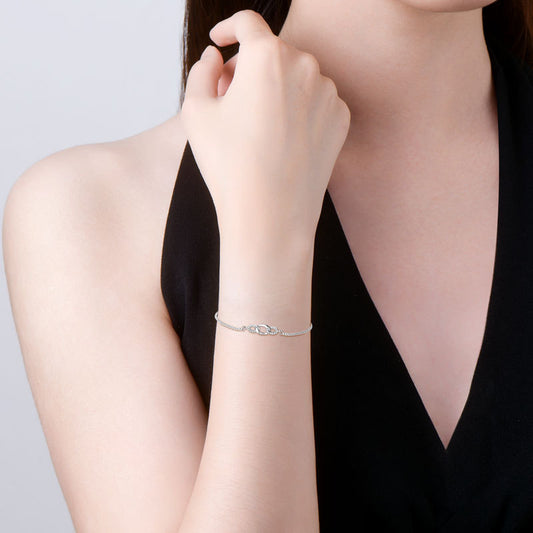 ASN Eternal Link Moissanite Bracelet