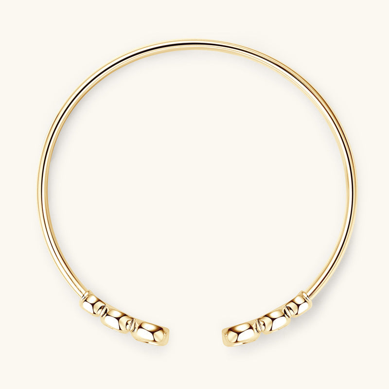 ASN Galaxy Cascade Moissanite Open Bangle - ASN Moissa