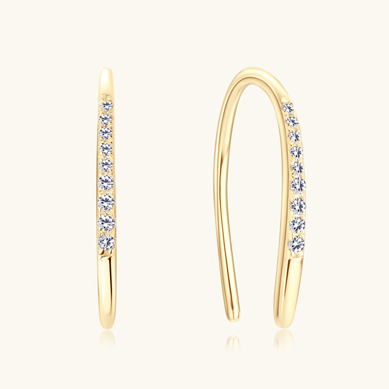 ASN N Shaped Row-Moissa Ear Hooks - ASN Moissa