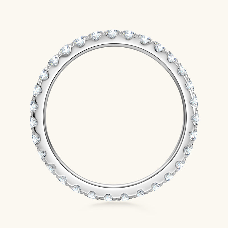 ASN Classic Moissanite Eternity Ring - ASN Moissa