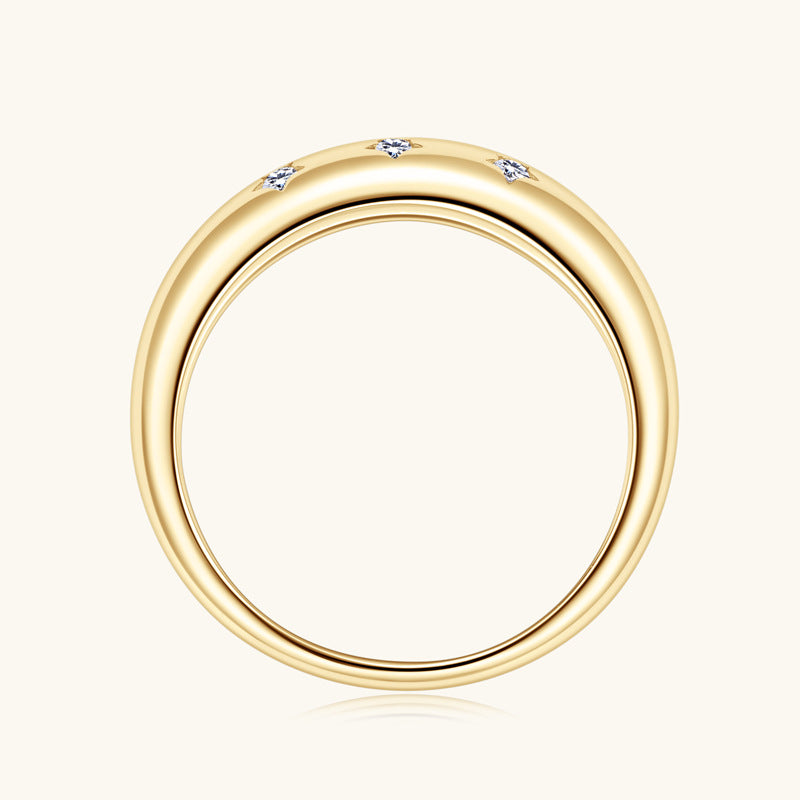 ASN Celestial Star Moissanite Band Ring - ASN Moissa