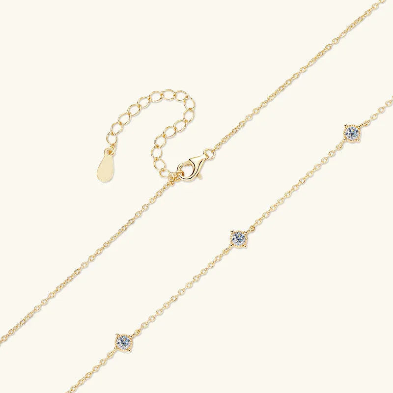 ASN Seven-Star Moissanite Necklace - ASN Moissa