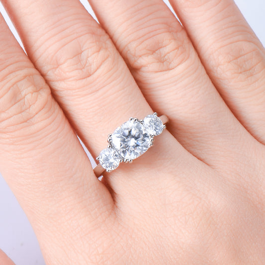 ASN Moissa ASN Celestial Trilogy Moissanite Ring