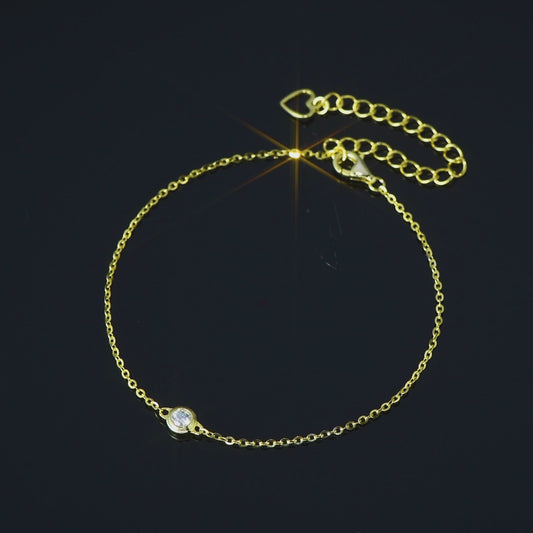 ASN UFO-Inspired Moissanite Bracelet