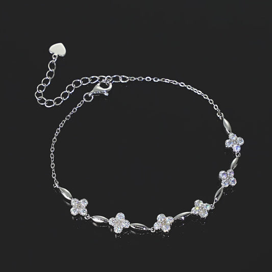 ASN Fleur de Trèfle Moissanite Bracelet