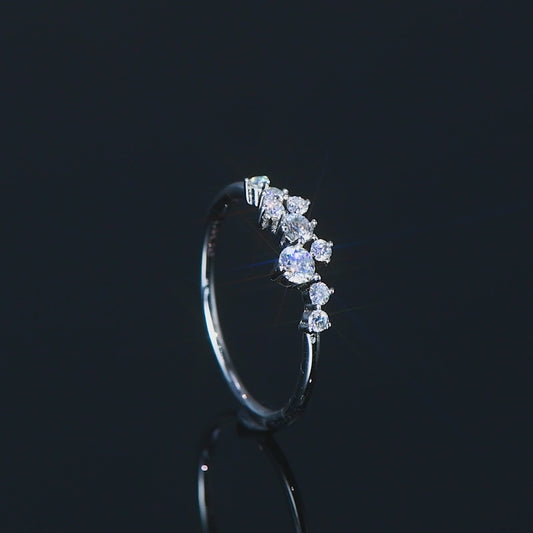 ASN Starry Moissanite Ring