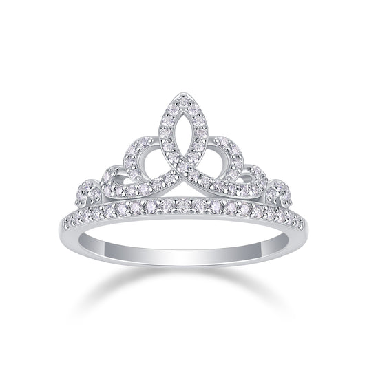 ASN Moissa ASN Royal Tiara Moissanite Ring