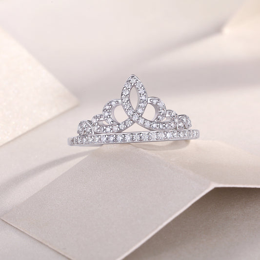 ASN Moissa ASN Royal Tiara Moissanite Ring US 9