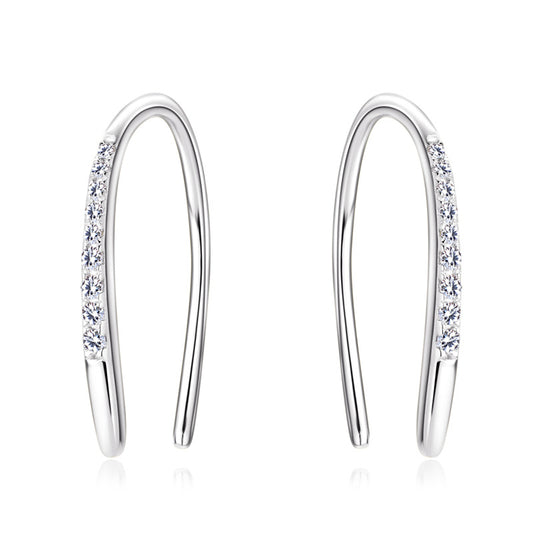 ASN N Shaped Row-Moissa Ear Hooks
