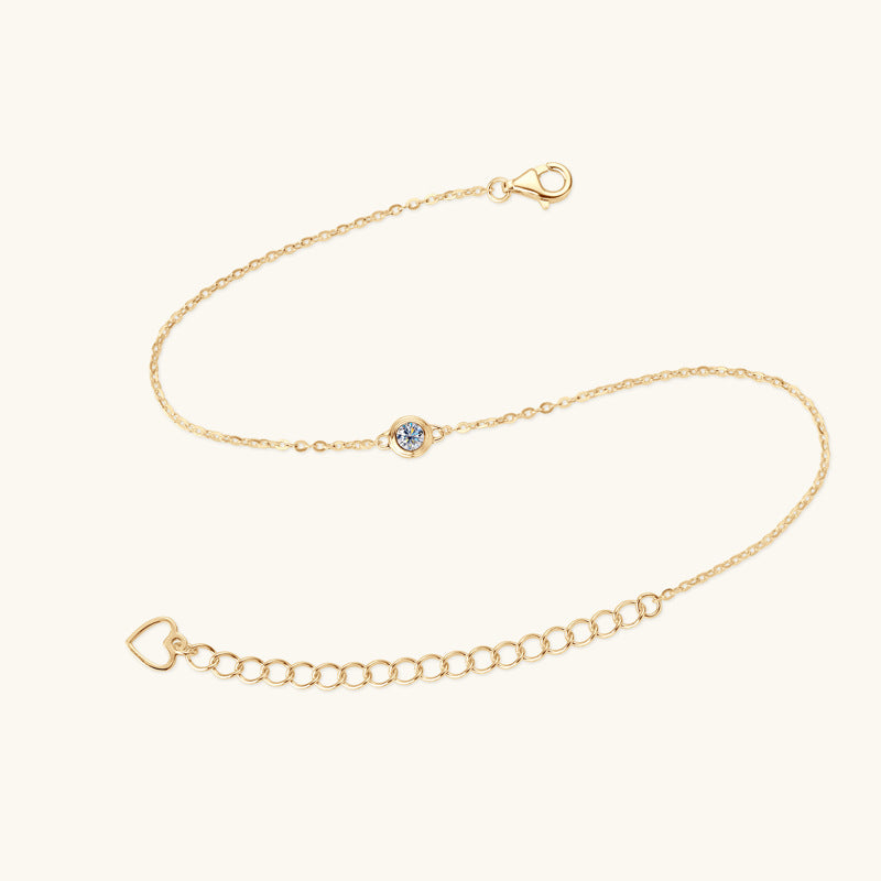 ASN Moissa ASN UFO-Inspired Moissanite Bracelet Gold 0.1ct