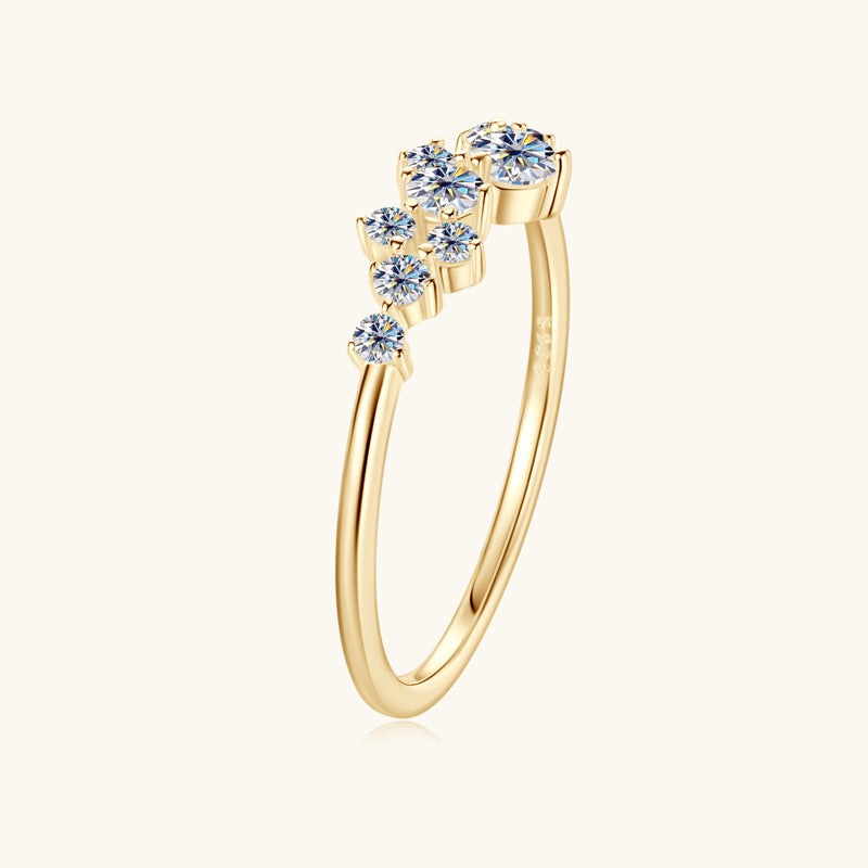 ASN Moissa ASN Starry Moissanite Ring Gold