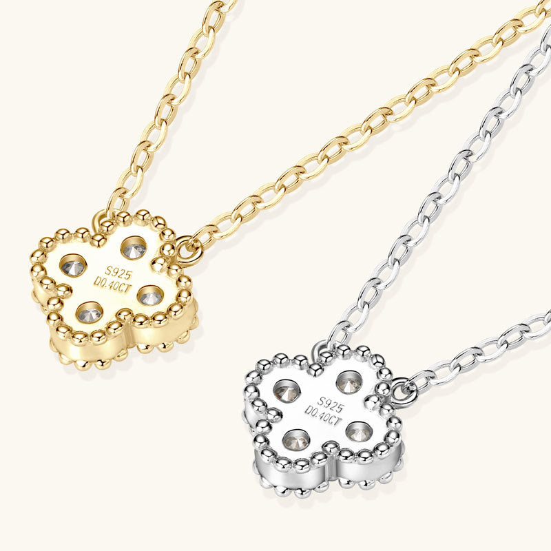 ASN Moissa ASN Japanese Style Radiant Clover Necklace