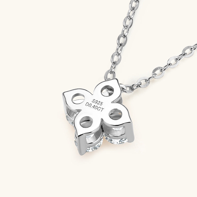 ASN Moissa ASN Four-Leaf Clover Moissanite Necklace