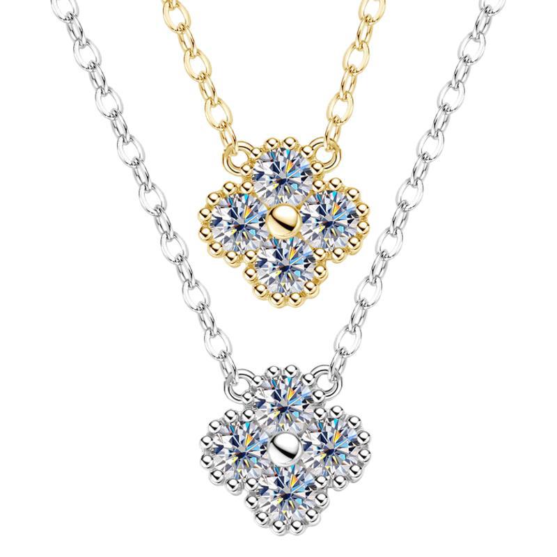 ASN Moissa ASN Japanese Style Radiant Clover Necklace