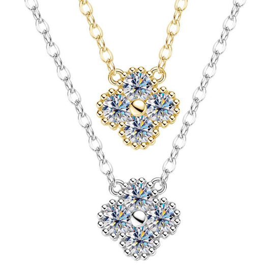 ASN Moissa ASN Japanese Style Radiant Clover Necklace