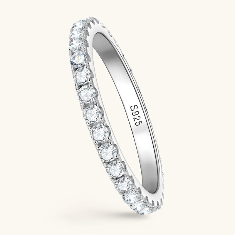 ASN Moissa ASN Classic Moissanite Eternity Ring