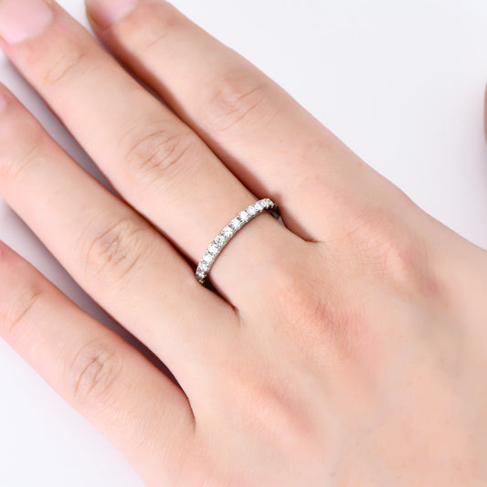 ASN Moissa ASN Classic Moissanite Eternity Ring