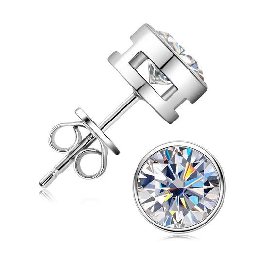 ASN Pure Grace Moissanite Stud Earrings