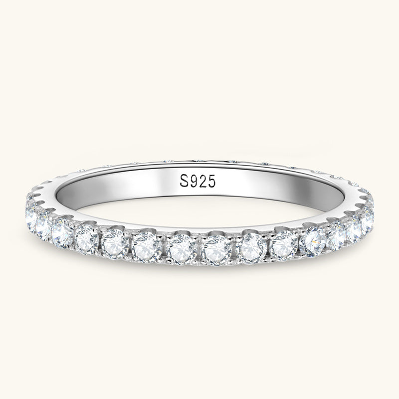 ASN Moissa ASN Classic Moissanite Eternity Ring