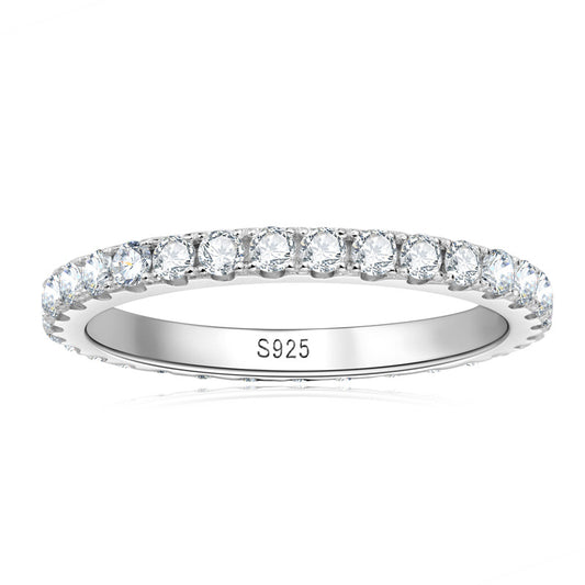 ASN Moissa ASN Classic Moissanite Eternity Ring