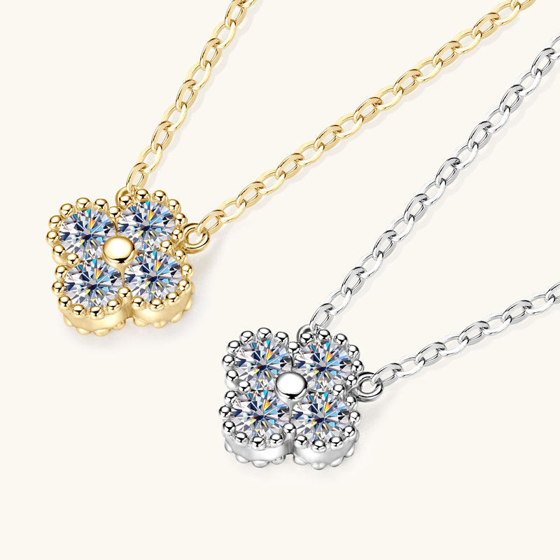 ASN Moissa ASN Japanese Style Radiant Clover Necklace