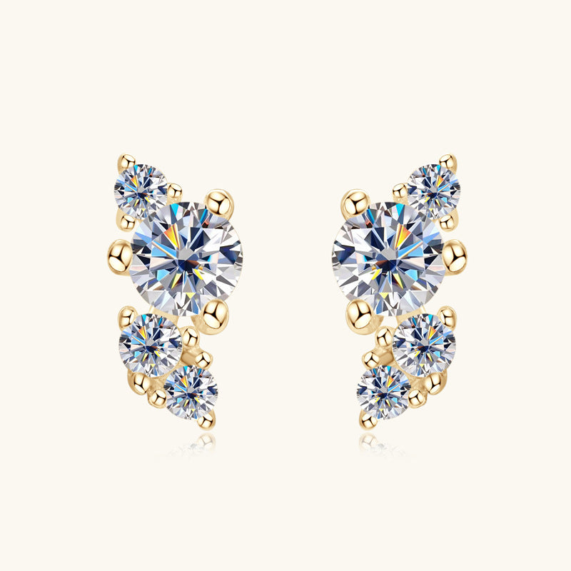 ASN Moissa ASN Modern Glam Moissanite Earrings