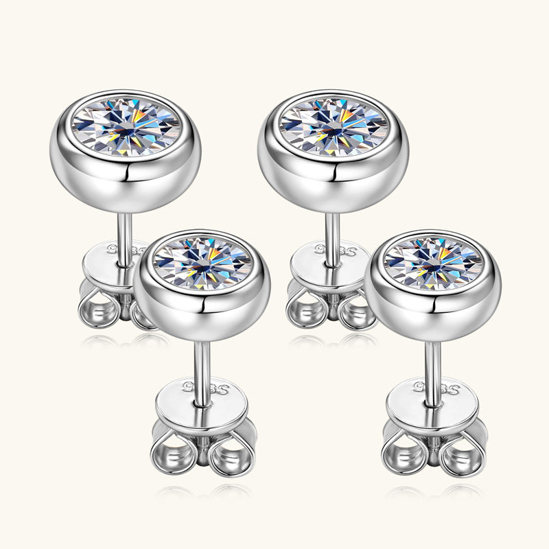 ASN Moissa ASN Bubble Moissanite Stud Earrings
