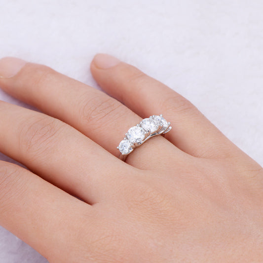ASN Aurora Five Moissanite Luxe Ring