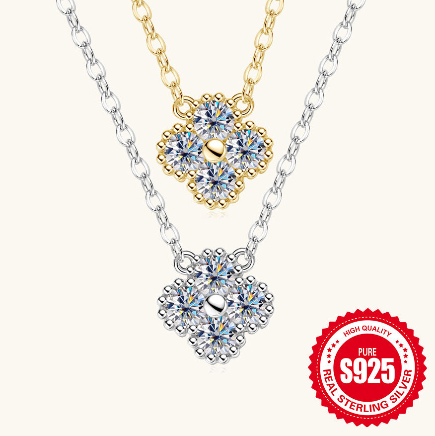 ASN Moissa ASN Japanese Style Radiant Clover Necklace