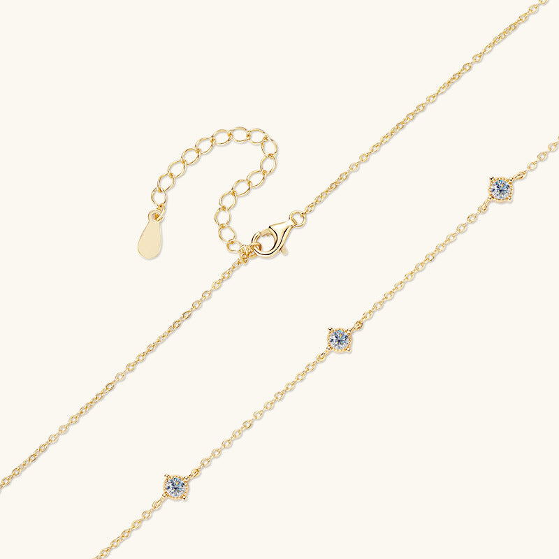 ASN Seven-Star Moissanite Necklace - ASN Moissa