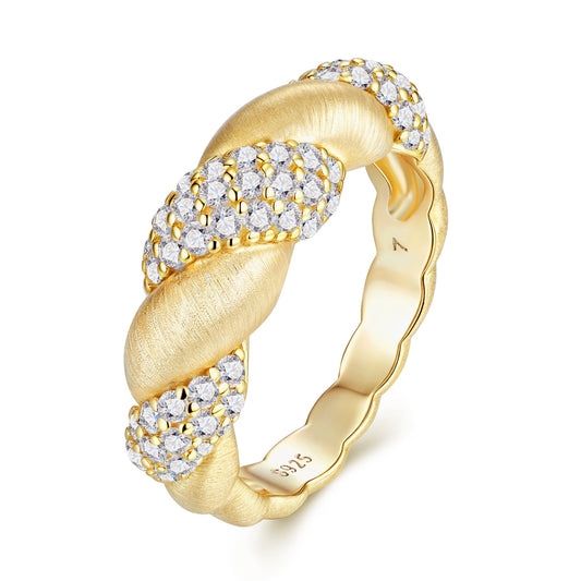 ASN Moissa ASN Golden Embrace Moissanite Ring