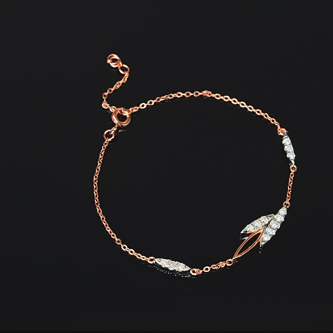 ASN LumiLeaf Moissanite Bracelet