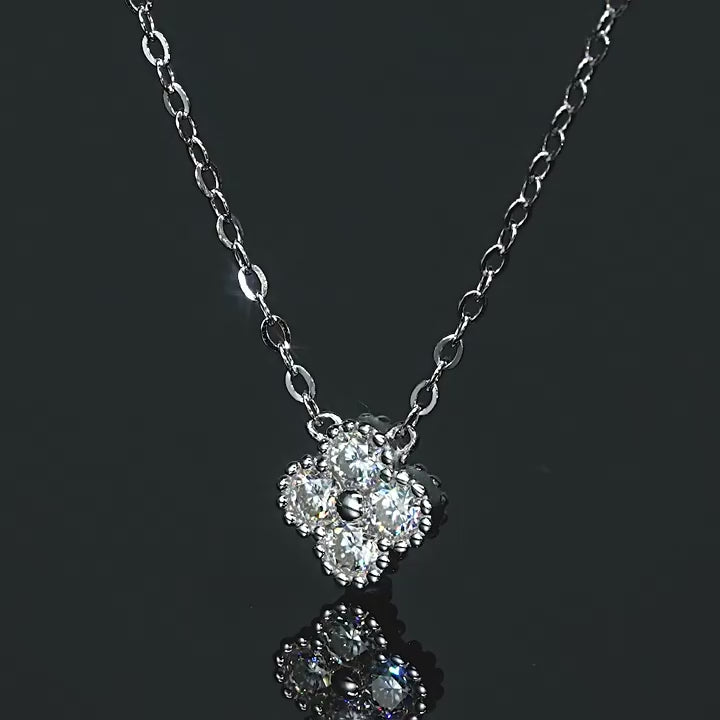 ASN Japanese Style Radiant Clover Necklace