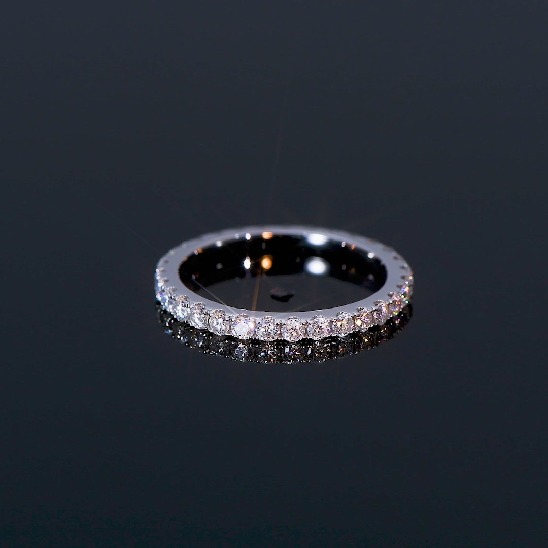 ASN Classic Moissanite Eternity Ring