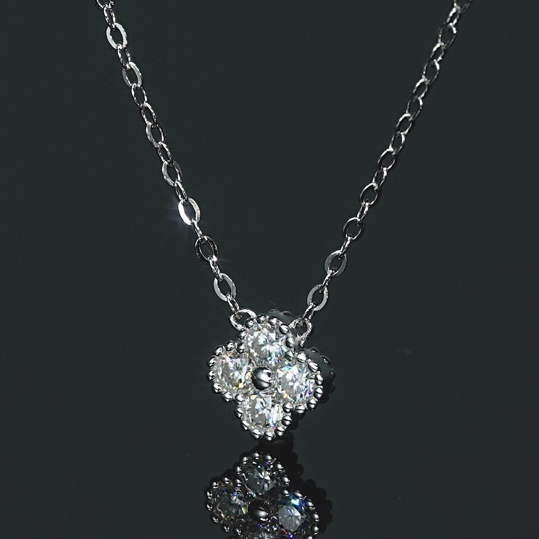 ASN Japanese Style Radiant Clover Necklace