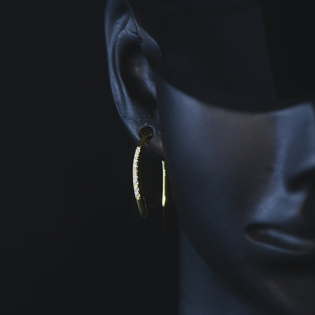 ASN N Shaped Row-Moissa Ear Hooks