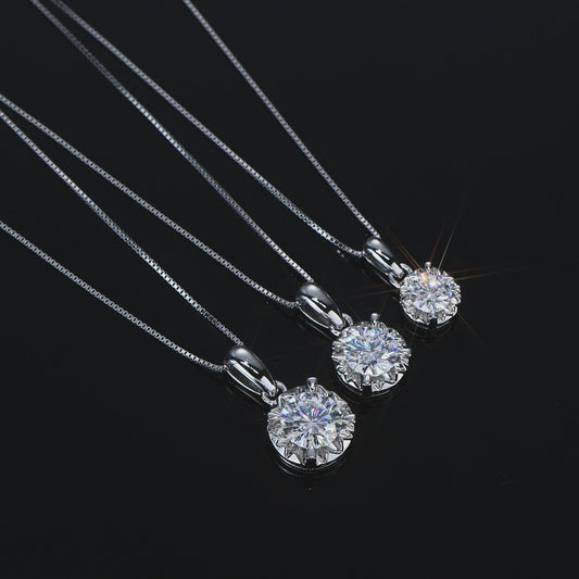 ASN Sunburst Moissanite Necklace